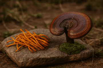 Tu camino hacia el bienestar pleno: descubre el poder de los adaptógenos Cordyceps y Reishi