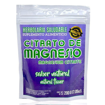 Citrato De Magnesio Sabor Natural 200 Gr