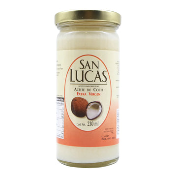 Aceite De Coco Extra Virgen San Lucas Botella De 230 mL