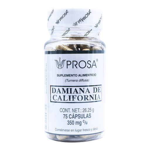 Damiana De California 75 Capsulas Prosa