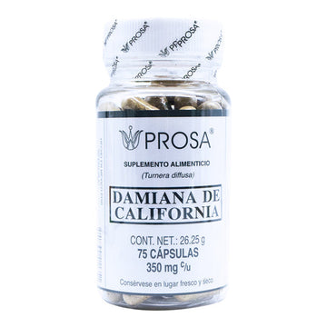 Damiana De California 75 Capsulas Prosa