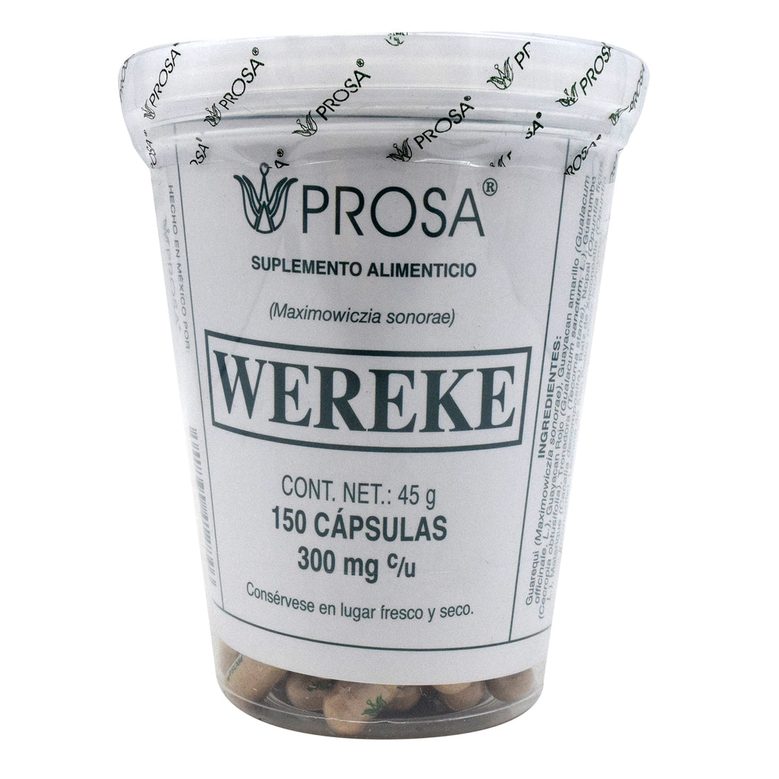 Wereke 150 Capsulas Prosa