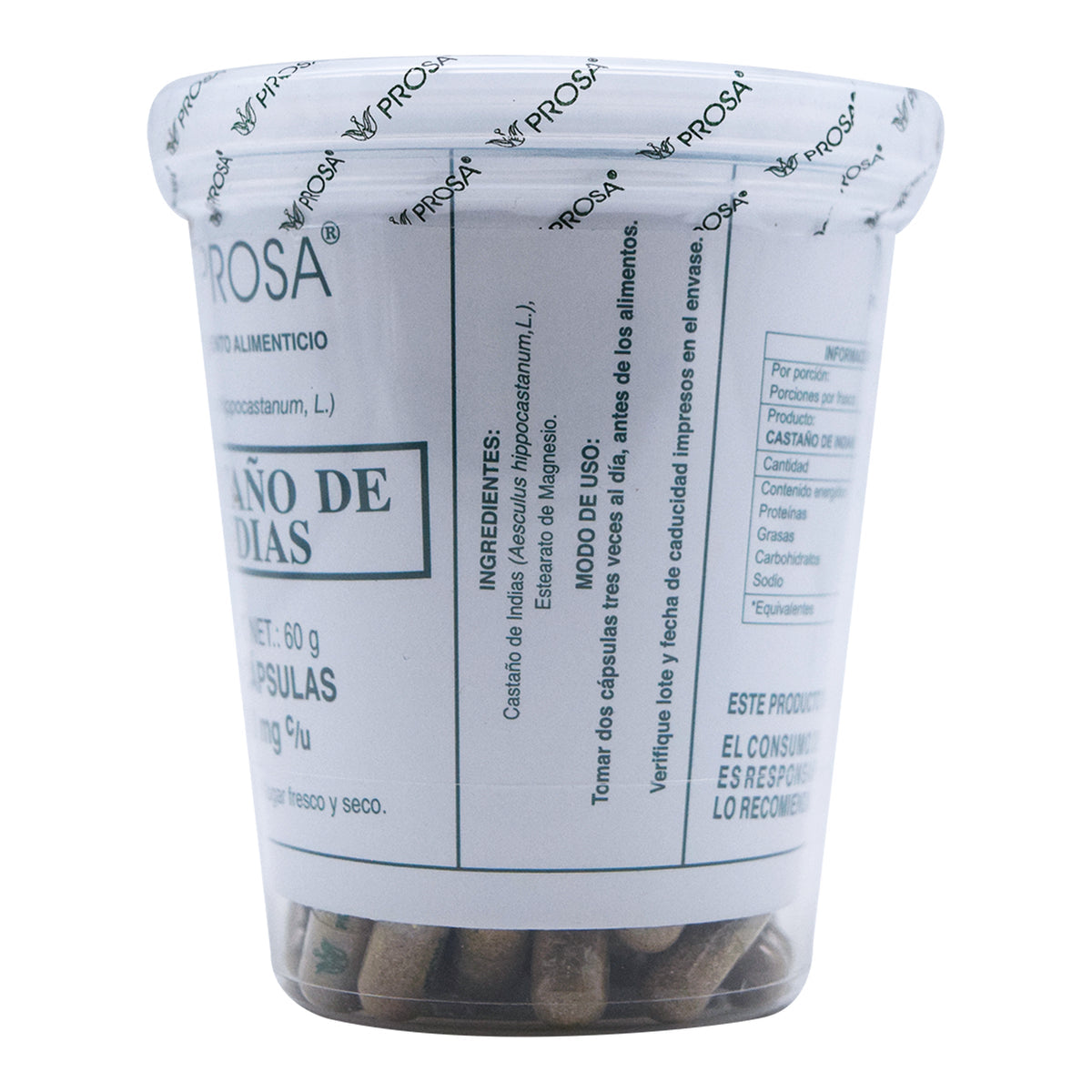 Castaño De Indias Prosa 150 Cápsulas