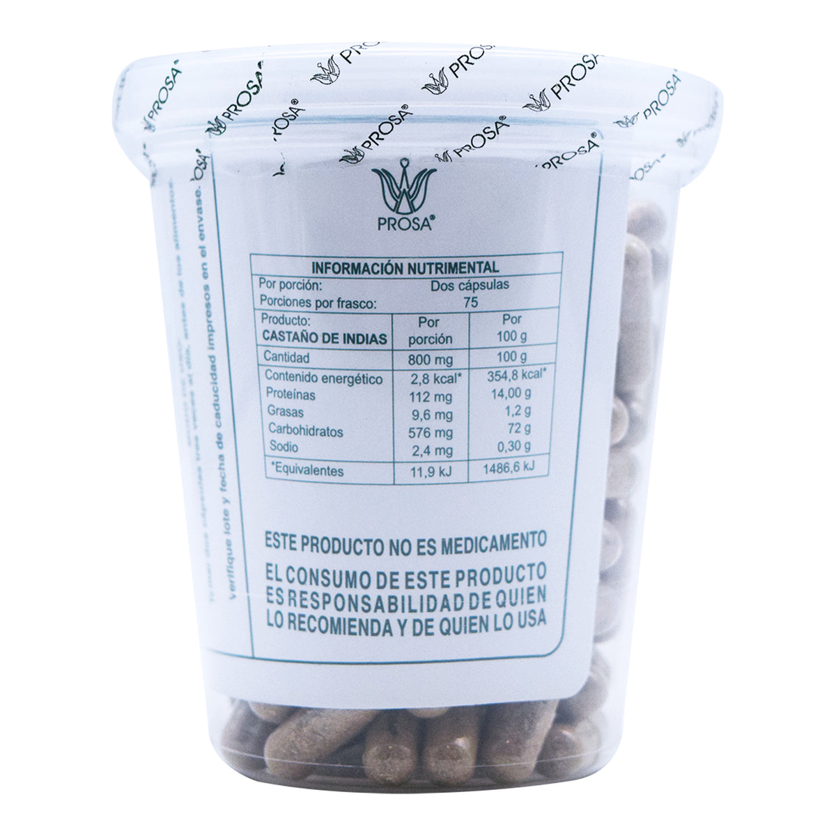 Castaño De Indias Prosa 150 Cápsulas