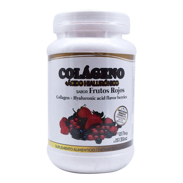 Colágeno Ácido Hialurónico 1 Kg Frutos Rojos Pretty Bee