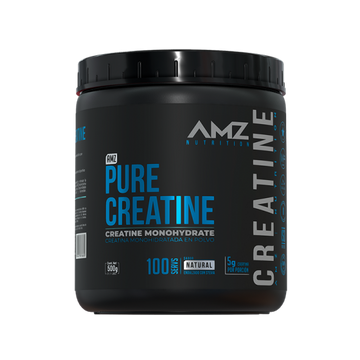 Creatina Monohidratada AMZ 500 G Pure Creatine Natural