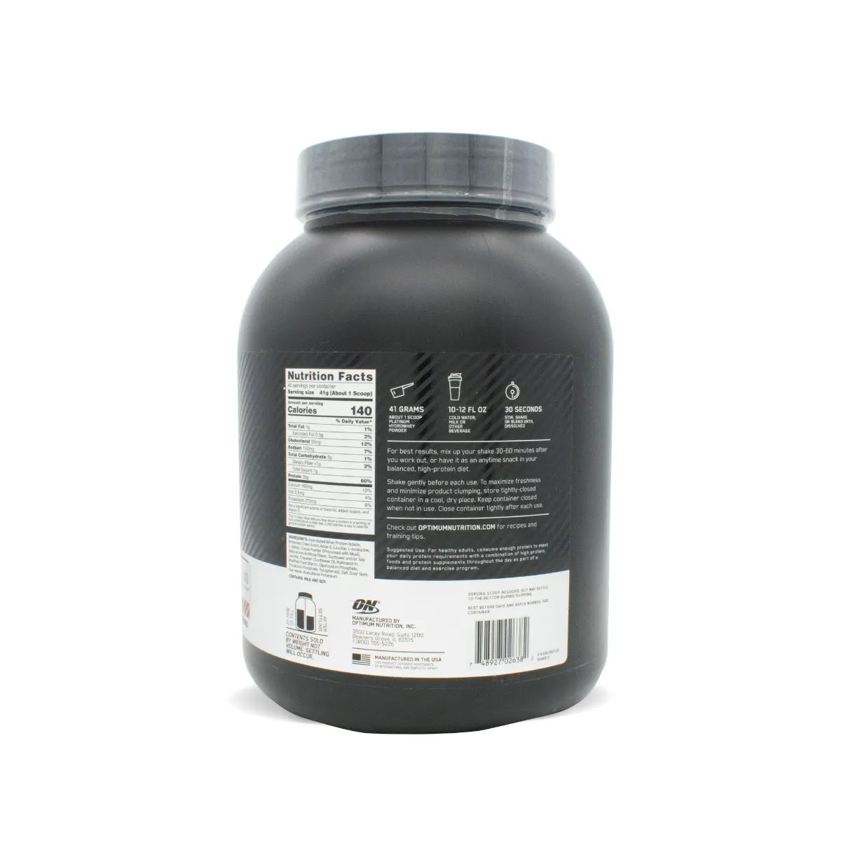 OPTIMUM NUTRITION ON PLATINUM HYDRO WHEY 3.5 LBS CHOCOLATE
