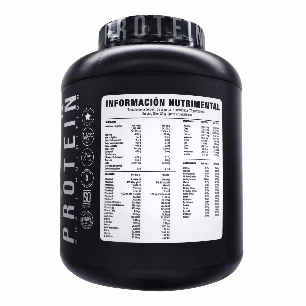 AMZ ISOLATE 5 LBS FRESA PROTEINA HIDROLIZADA