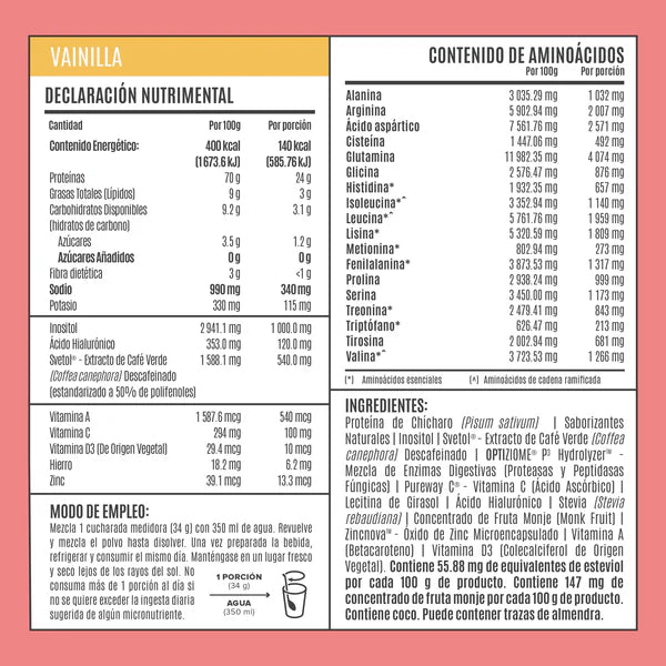 Proteina Vegetal Birdman Fitmingo 1020g Vainilla