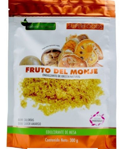 Fruto Del Monje 300 G Natural Wisdom Endulzante P/diabeticos