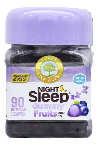 Gomitas Nocturnas L-teanina Naturelab - Night Sleep 180g Mora