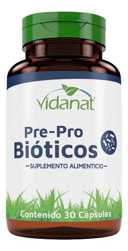 Pre Probioticos 30 Cap Vidanat Sin Sabor