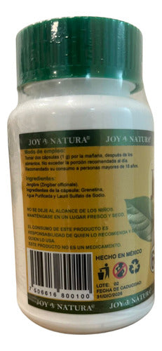 Jengibre En Cápsulas Joy Natura 60 Cap
