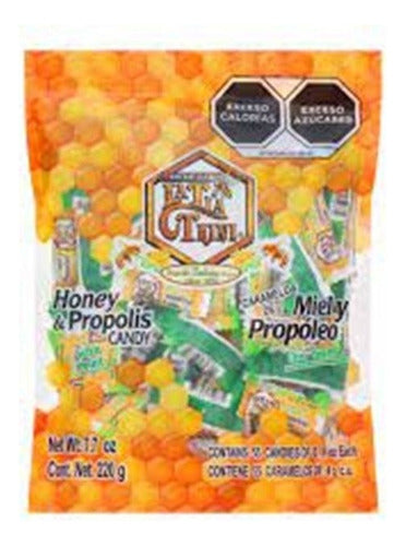 Caramelos De Miel Y Propóleo Con Menta C/55pz / La Tía Trini