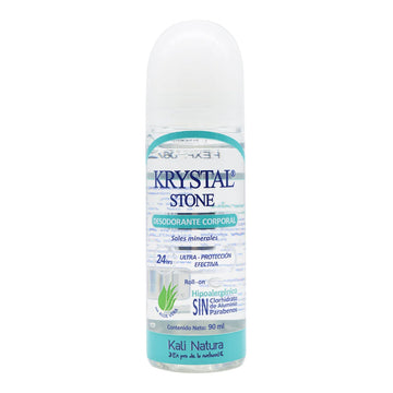 Desodorante Corporal Roll On Krystal Stone Neutro 90 ml