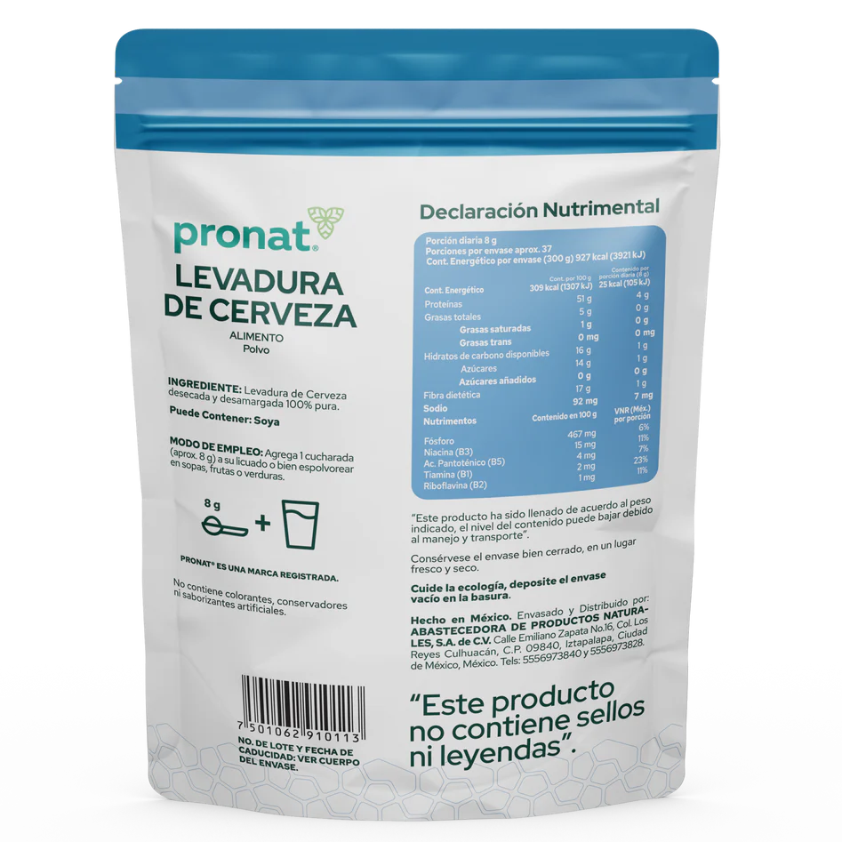 Levadura de Cerveza Pronat sabor natural
