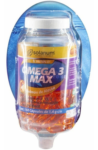 Omega 3 Max Bote Con 150 Capsulas - Solanum