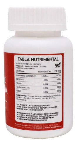 Vinagre De Manzana 90 Tab - Foodnature