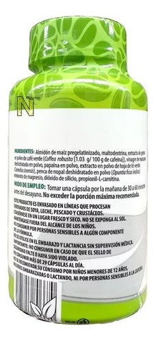 Cafe Verde Para Tu Peso Ideal 30 Capsulas - Natural Healt