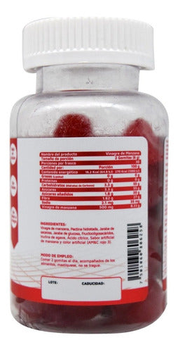 Gomitas Vinagre De Manzana 60 Gomitas-vidanat