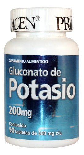 Gluconato De Potasio 90 Tabs De 200 Mg Pronacen