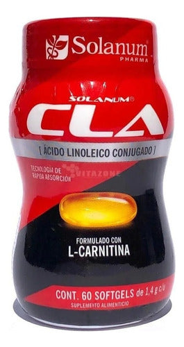 Solanum Cla Ácido Linoléico Conjugado 60 Softgels