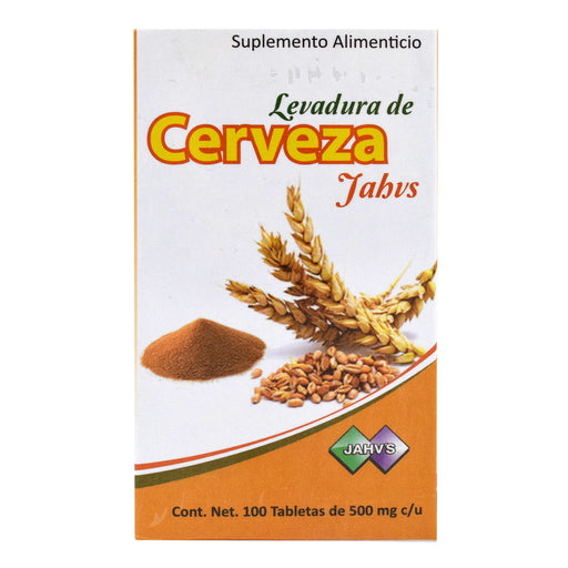 Levadura De Cerveza 100 Tabletas Natural Jahvs