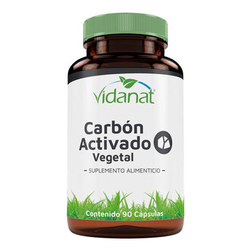 Carbón Activado Vegetal Vidanat 90 Cápsulas