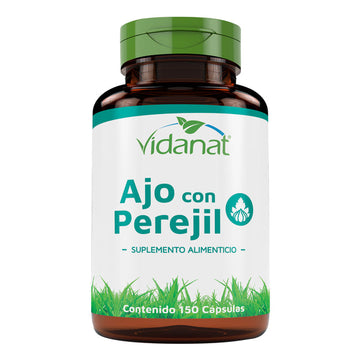 Ajo Con Perejil 150 Cáspsulas Vidanat Sabor Sin Sabor