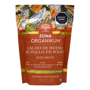 Consomé Caldo De Hueso Pollo Organikum 120g Bone Broth
