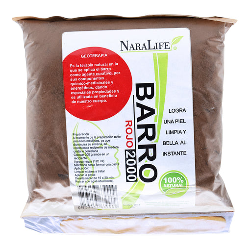 Barro Rojo 1.03 Kg Barro 2000 Naralife