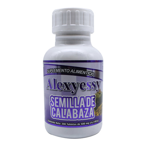 Semilla De Calabaza 200 Capsulas Alexyessy Natural