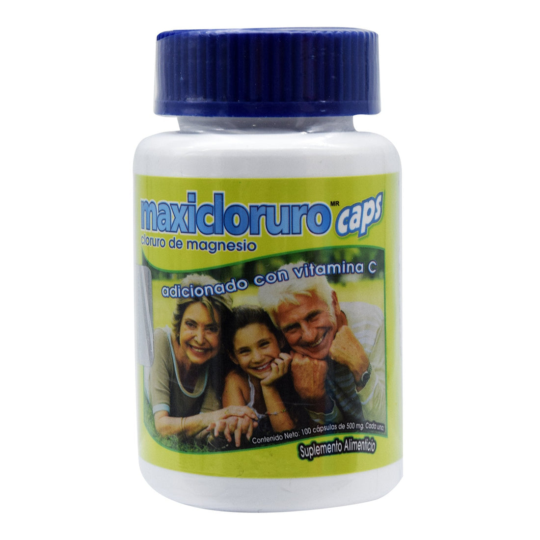 Cloruro De Magnesio Con Vit C 100 Capsulas Maxicloruro