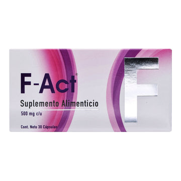 F Act 500mg 30 Cápsulas Mejora El Metabolismo