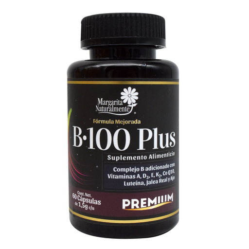 Vitamina B-100 Plus 60 Capsulas Margarita Natural