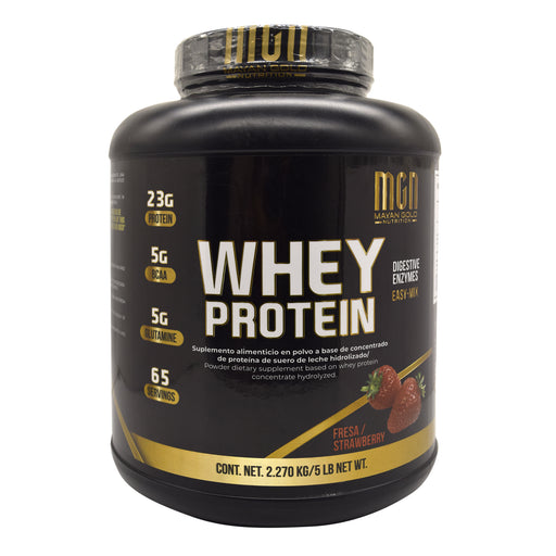 Whey Protein Sabor Fresa 5 Lb Mgn