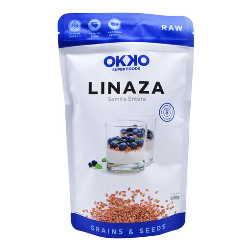 Semilla De Linaza Sin Gluten 300 G Okko
