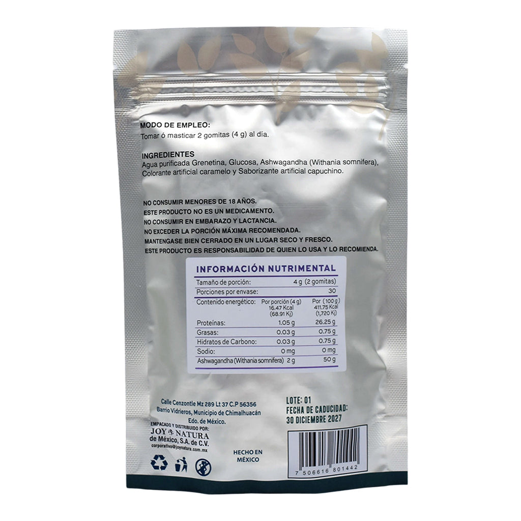 Gomitas de Ashwagandha Joy Natura 60 Gomitas