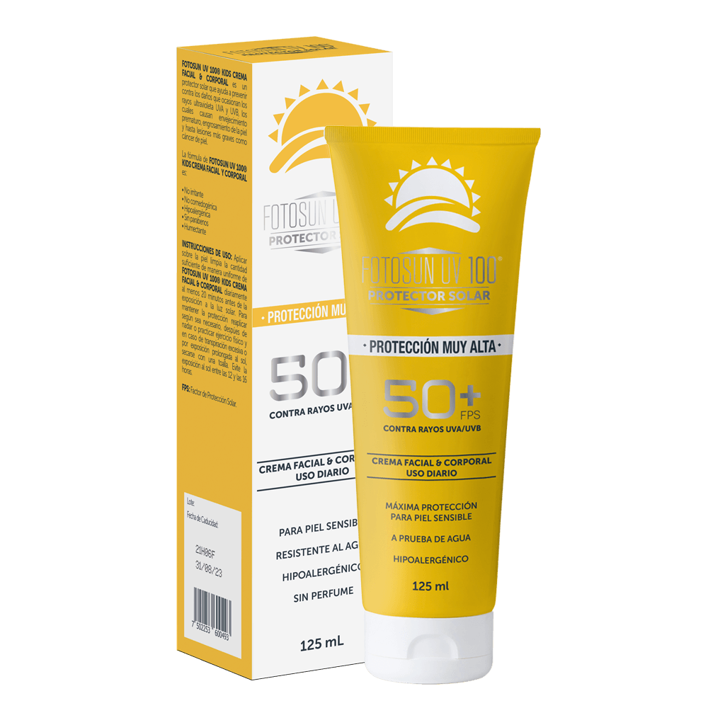 Protector Solar Fotosun UV 100 Facial y corporal
