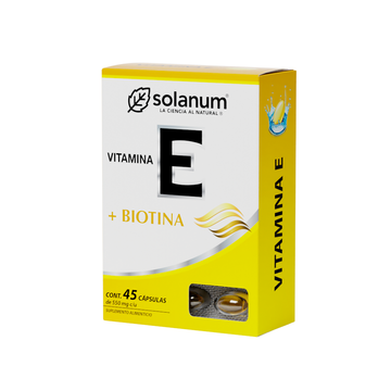 VITAMINA E Solanum 45 Cápsulas