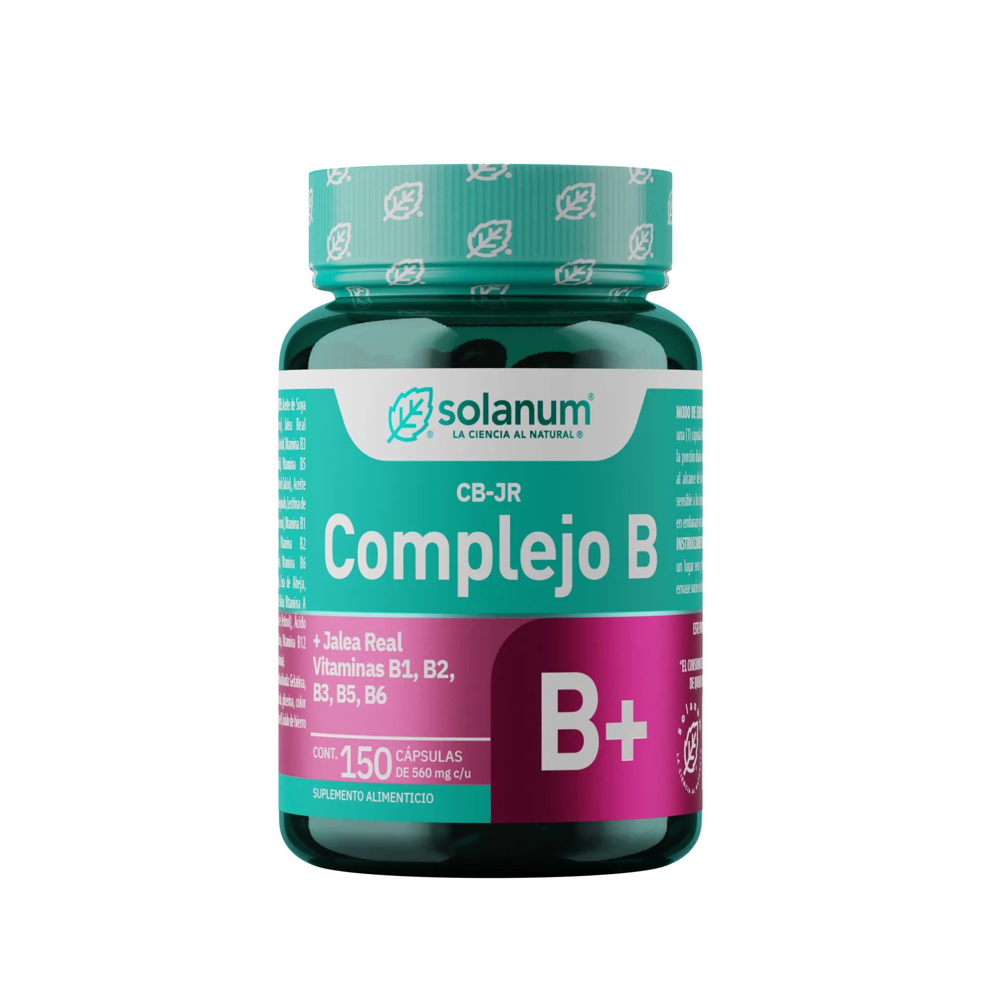 Complejo B Jalea Real Solanum 150 Cápsulas