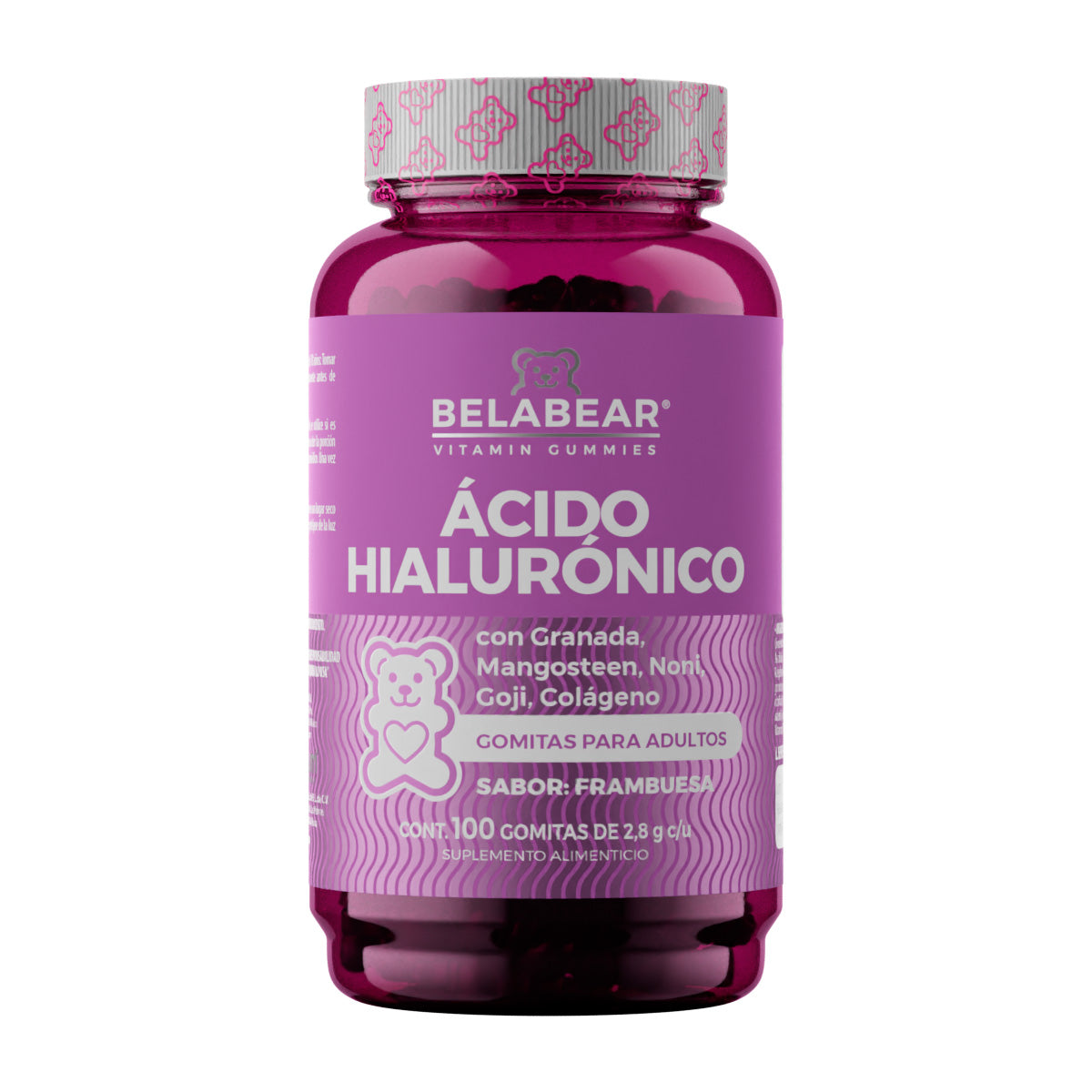 Ácido Hialurónico, Colágeno Belabear 100 Gomitas