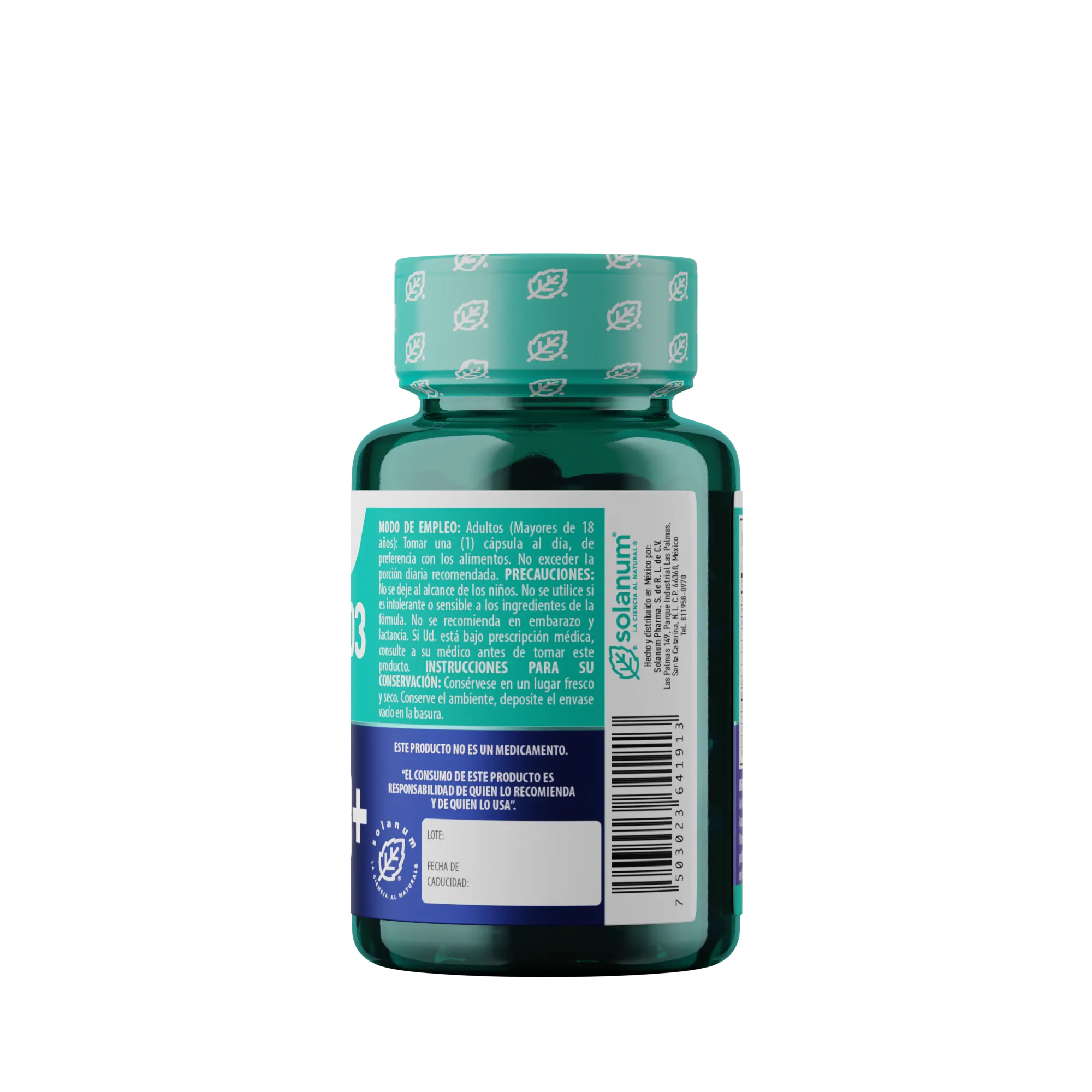 Vitamina D Con Aceite De Linaza Solanum 45 Capsulas