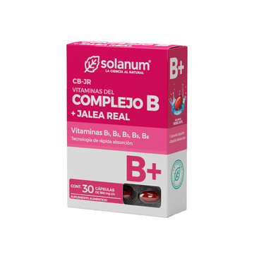 Complejo B + Jalea Real Solanum 30 Cápsulas