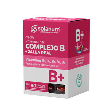 Complejo B + Jalea Real Solanum 90 Cápsulas