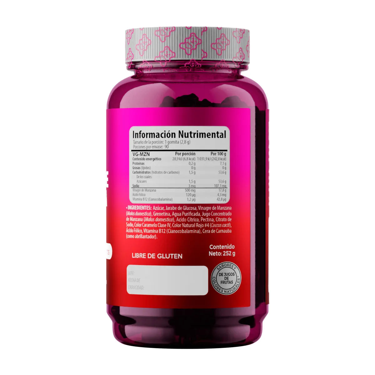 Ingredientes Belabear Vinagre de Manzana