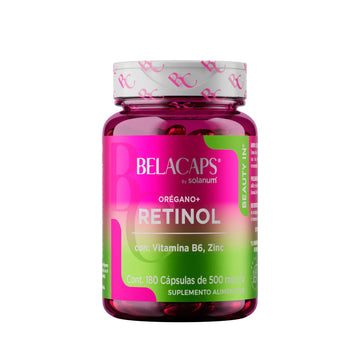 Belacaps Retinol + Oregano Solanum 180 Capsulas