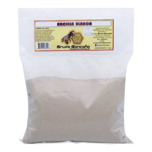 Arcilla Blanca 1 Kg Apiarios Rancaño