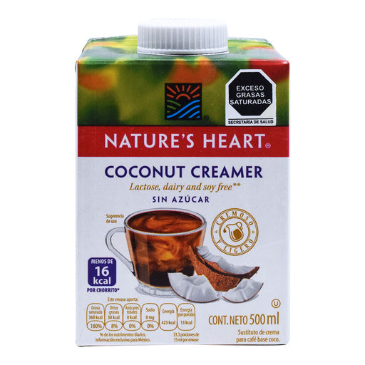 Crema Para Cafe Coco 500 Ml Nature´S Heart