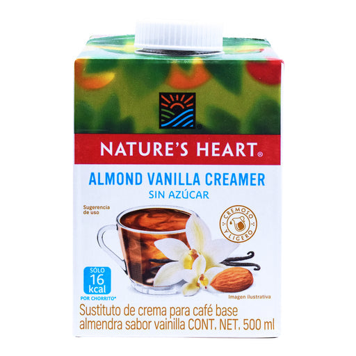 Crema Para Cafe Almendra Vainilla 500 Ml Nature´S Heart